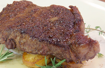 Rumpsteak mit Kräuterbutter Frisch Gekocht