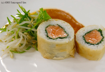 Sushi vom Lachs
