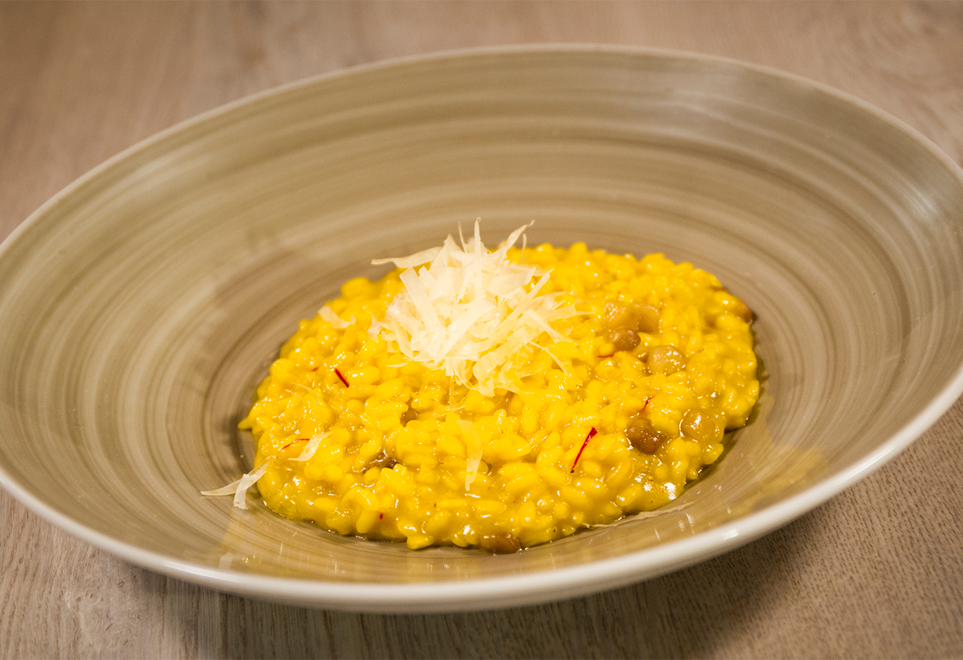 Risotto "milanese" Frisch Gekocht