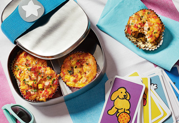 Omelett-Muffins für die Freibad-Jause