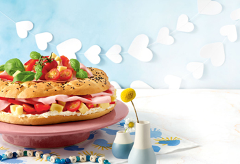 Fladenbrot-Torte für Papa