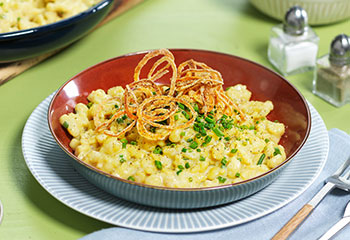 Vegane Käsespätzle Foto: © Vegavita/ Marian Vegane Käsespätzle Foto: © Vegavita/ Marian