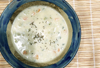 Kartoffel-Ingwer-Suppe