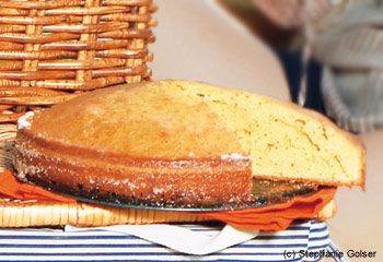 Mandel-Pistazien-Kuchen mit Orangenaroma