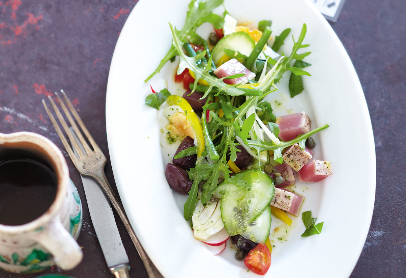 Salade Nicoise mit gebratenem Thunfisch | Frisch Gekocht