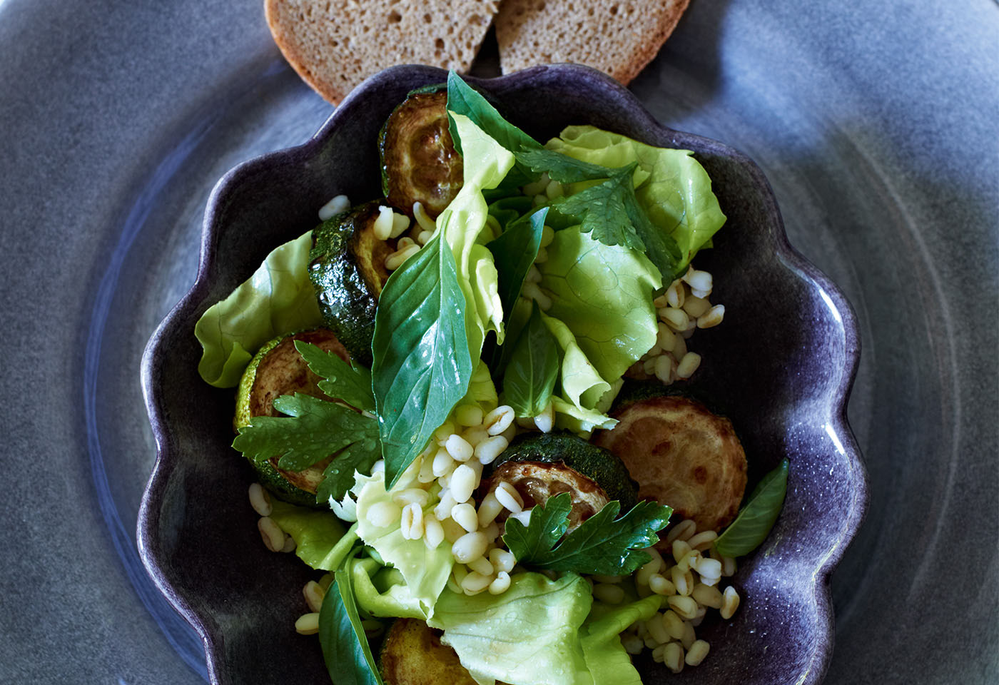 Zartweizen-Kräuter-Salat mit Zucchini | Frisch Gekocht