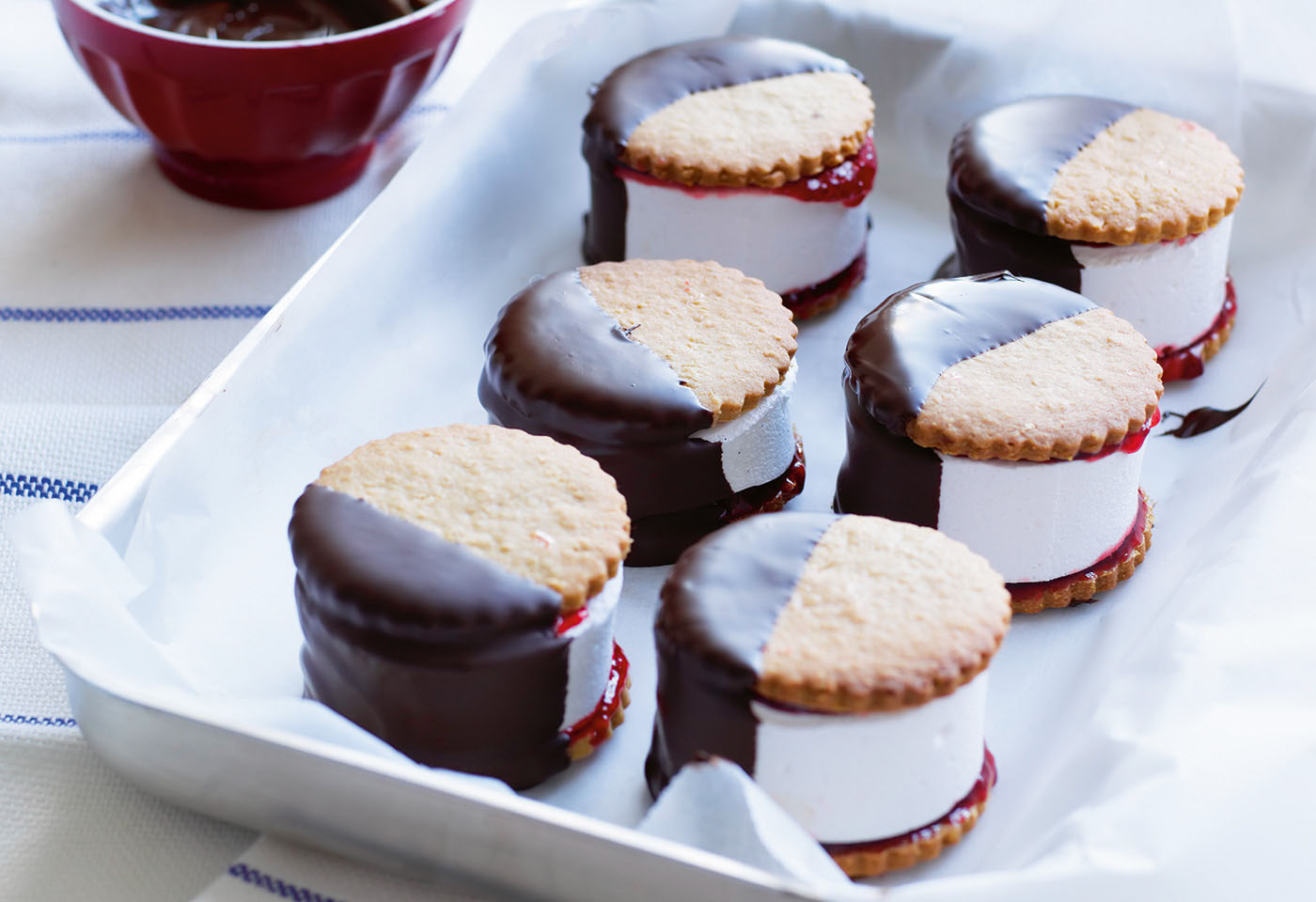 Marshmallow Biscuits Frisch Gekocht
