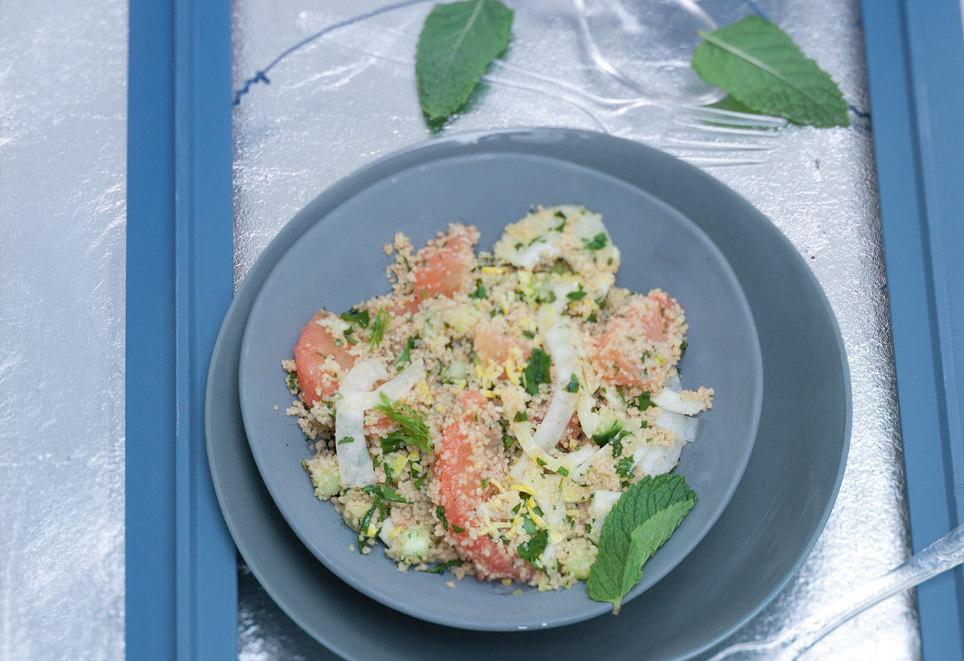Winterlicher Couscous-Fenchel-Salat mit Grapefruit | Frisch Gekocht