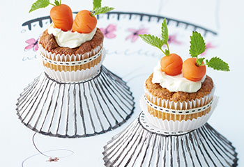 Karotten-Cupcakes Foto: © Janne Peters