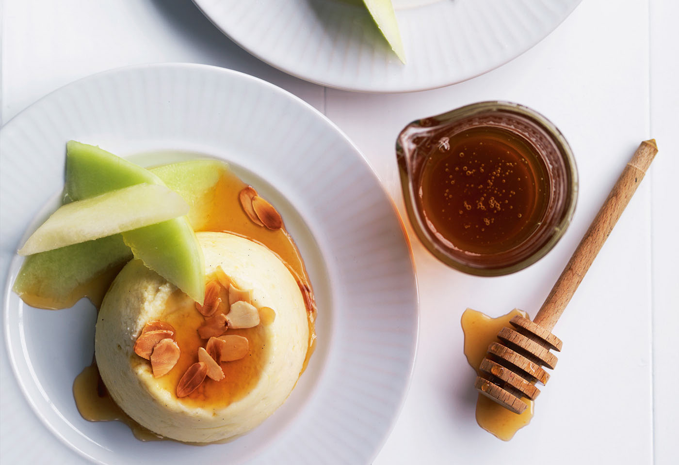 Gebackener Ricotta mit Melonen und Honig | Frisch Gekocht