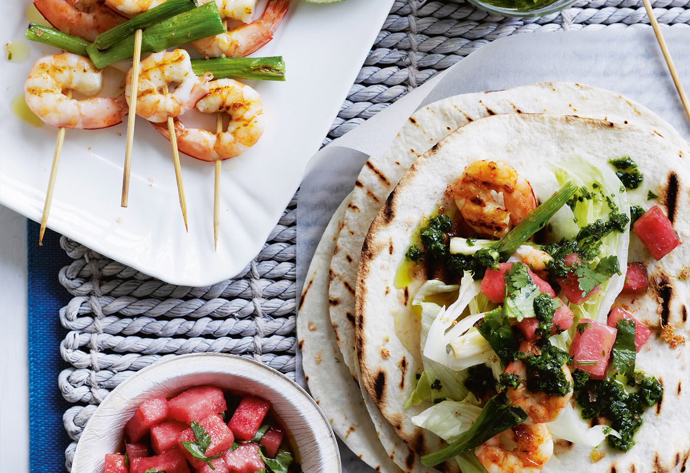 Garnelen-Tacos mit Wassermelonen-Salsa | Frisch Gekocht