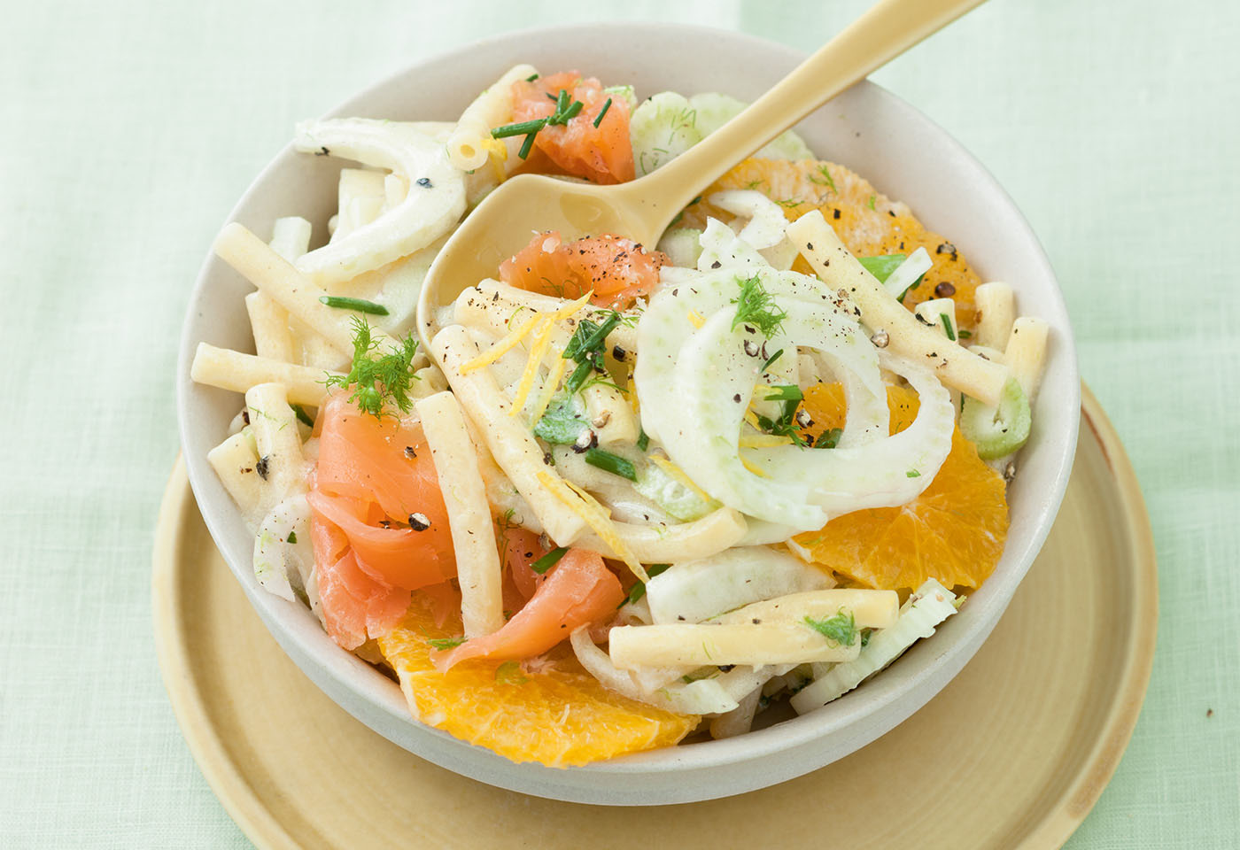 Nudel-Lachs Salat | Frisch Gekocht