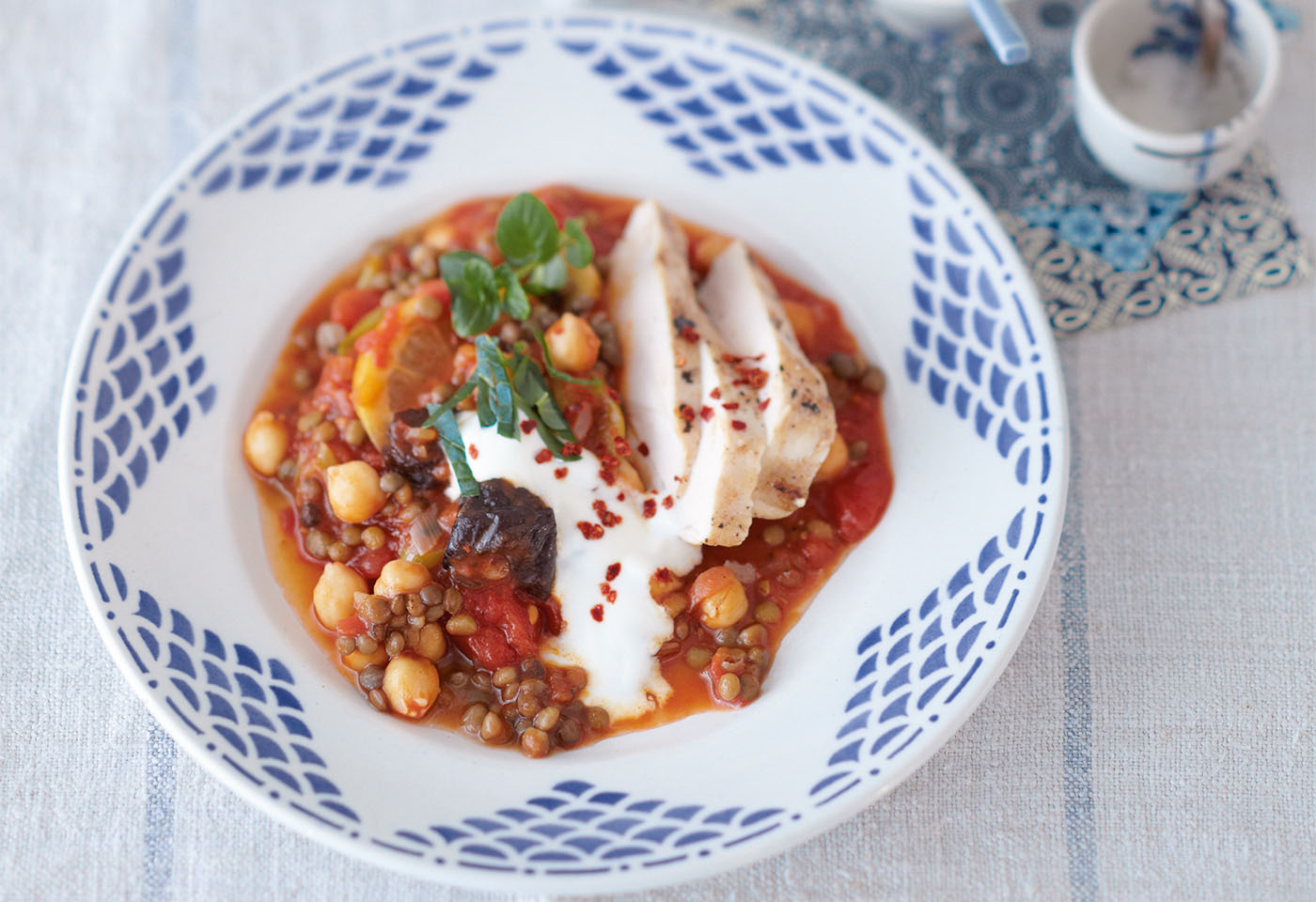 Arabisches Linsenragout mit Hühnerfilet | Frisch Gekocht