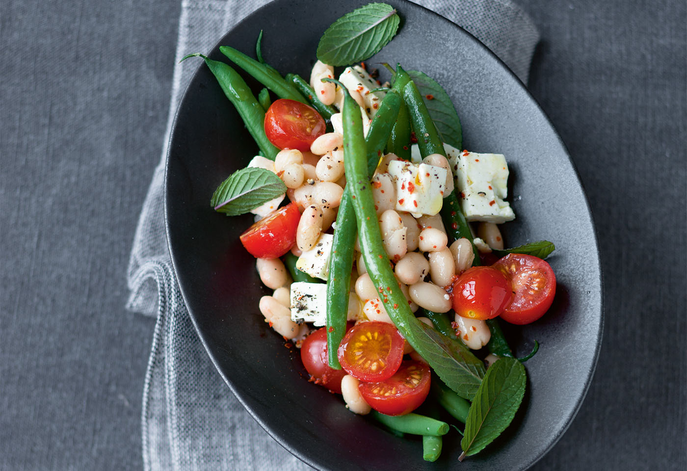 Fisolensalat mit Feta und Minze | Frisch Gekocht