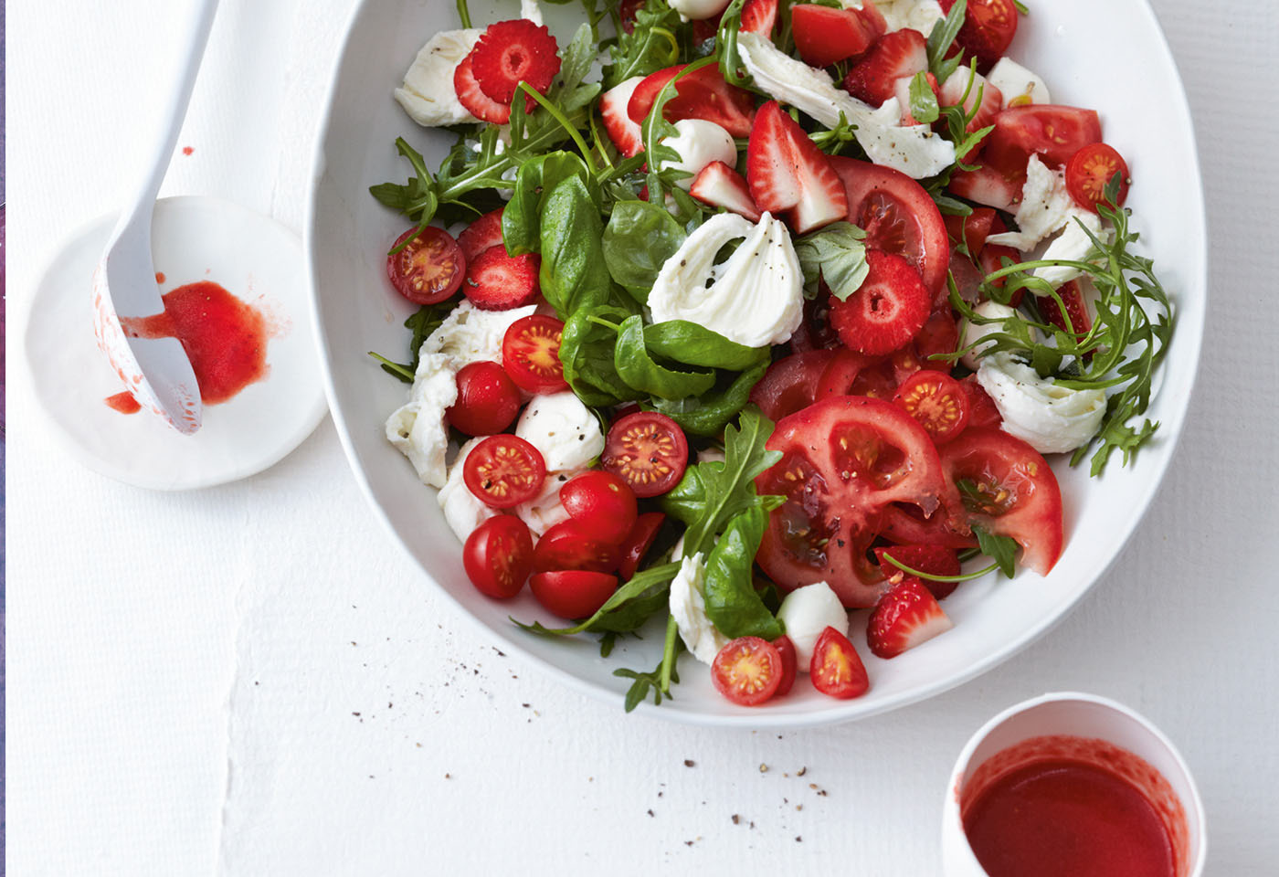 Erdbeer Caprese Salat | Frisch Gekocht