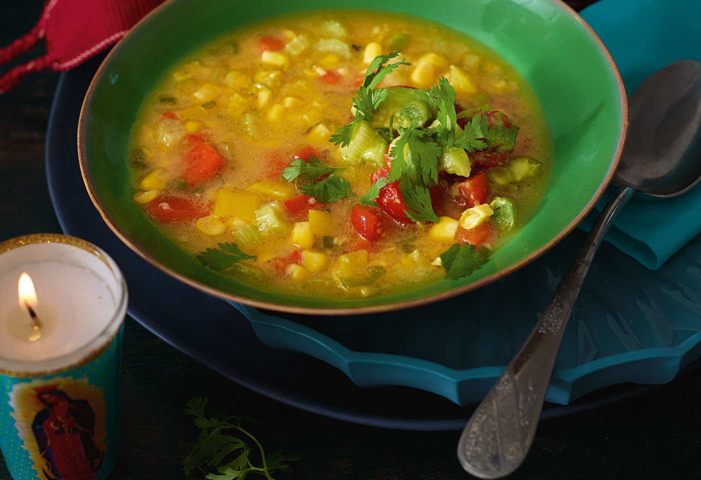 Maissuppe mit Paprika, Chili und Sellerie | Frisch Gekocht
