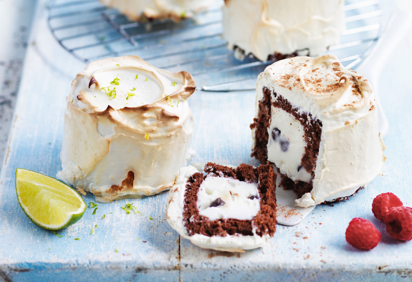 Schoko-Eisbömbchen mit Meringue | Frisch Gekocht