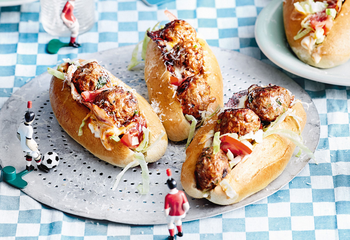 Meatball Hoagies Mit Chili Tomaten Sauce Frisch Gekocht