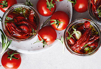 Getrocknete Tomaten in Öl Foto: © Thorsten Suedfels