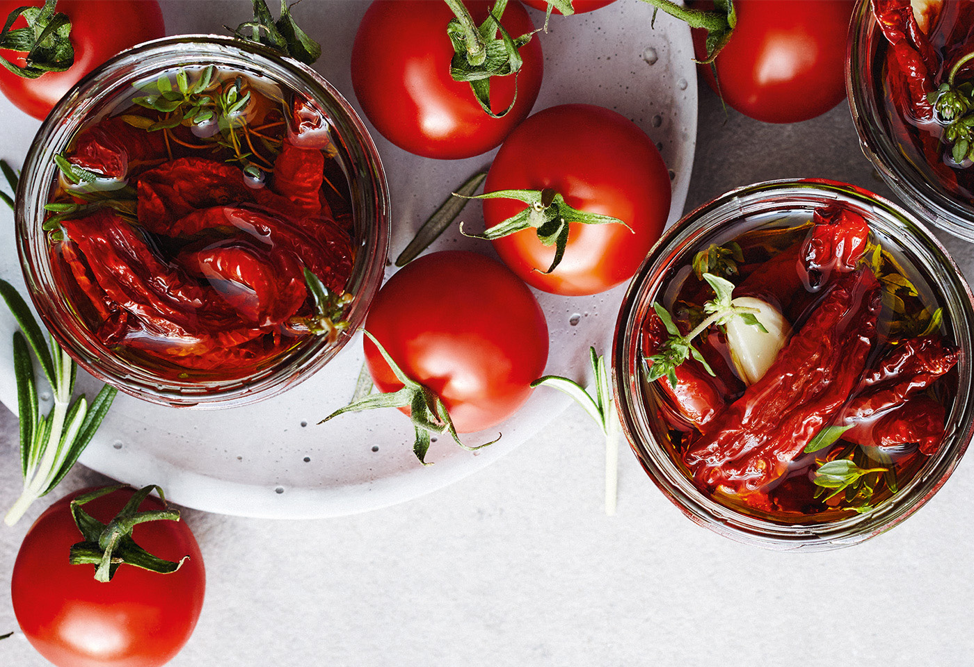 Getrocknete Tomaten in Öl | Frisch Gekocht