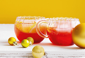Cranberry-Sekt-Cocktail