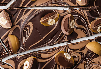 Erdnuss-Schokolade Foto: © Wolfgang Schardt