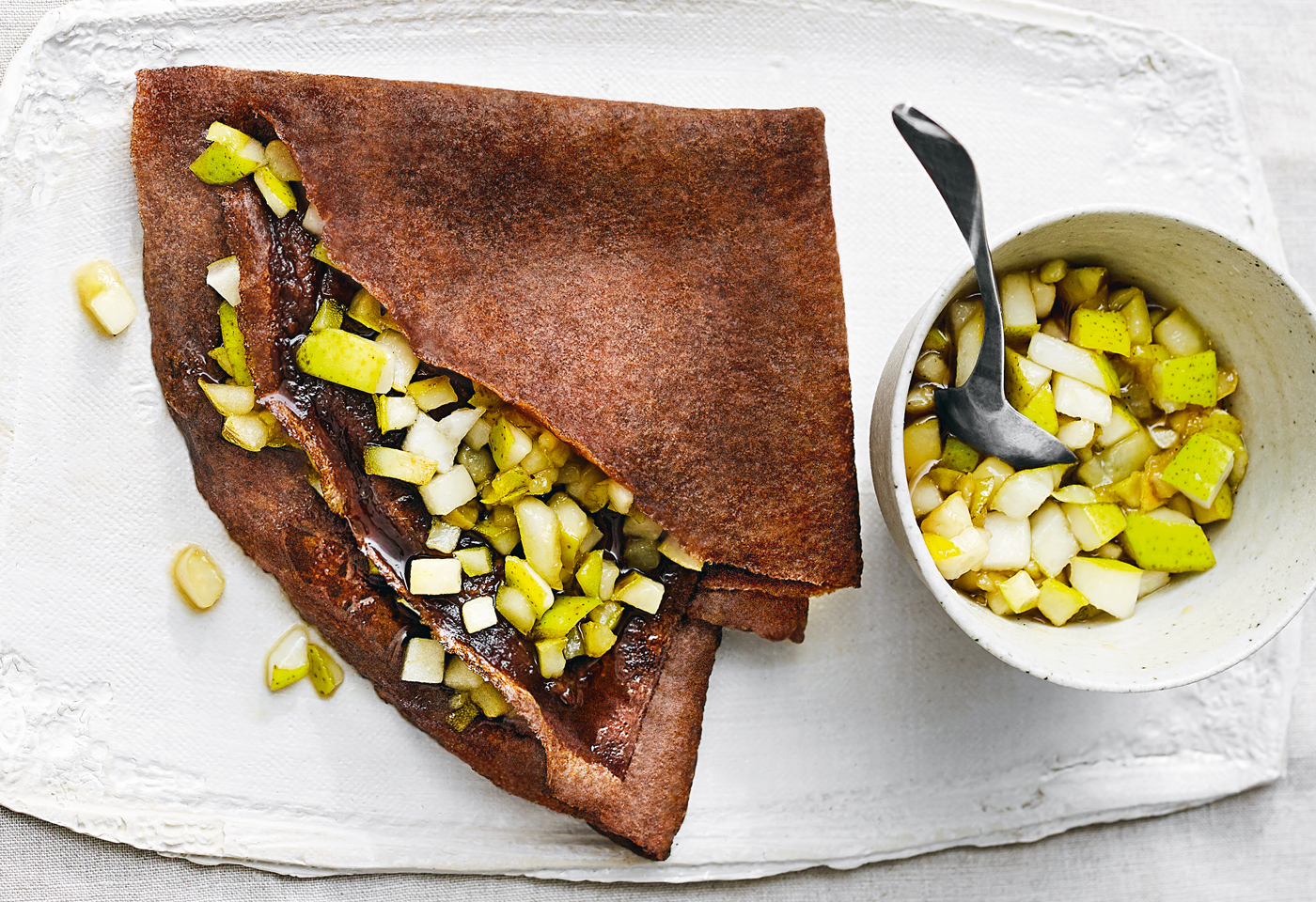 Schokoladen-Crêpes mit Birnen | Frisch Gekocht