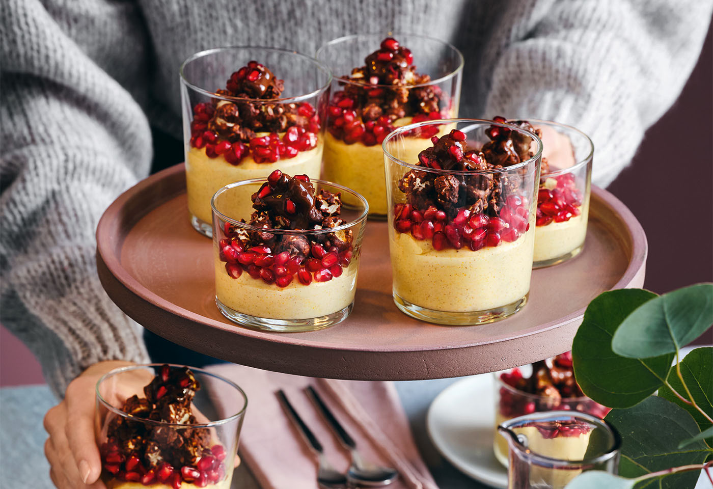 Gewürz-Mousse mit Schoko-Popcorn | Frisch Gekocht