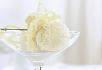 Weißes Schoko-Kokos-Eis Foto: © StockFood