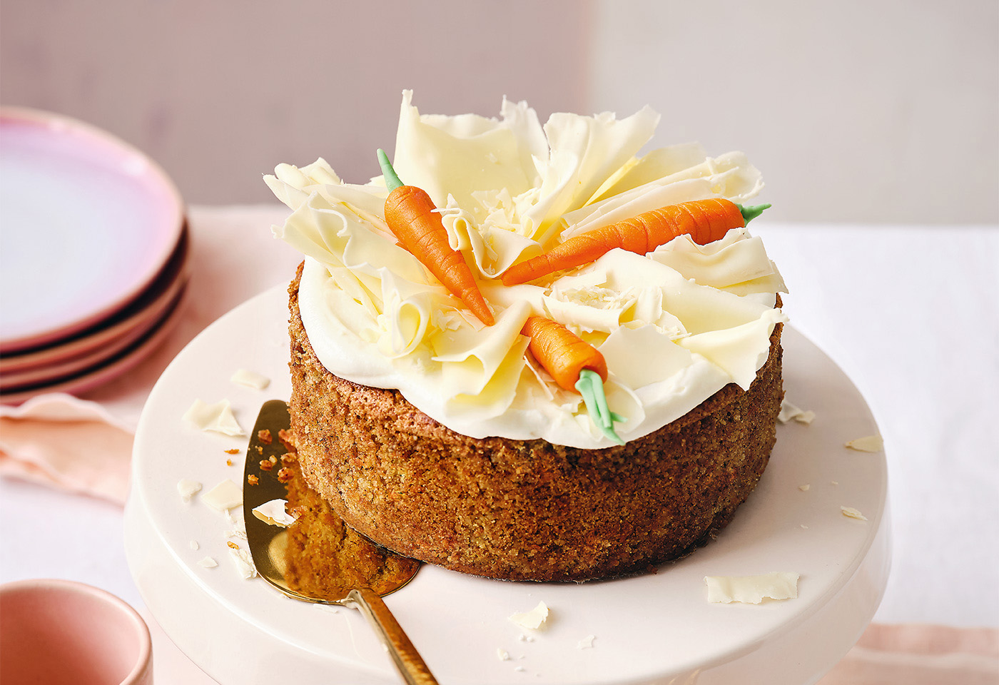 Nuss-Karotten-Torte mit weißer Schokolade | Frisch Gekocht