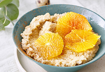 Quinoa-Porridge mit Orangen Foto: © Kevin Ilse