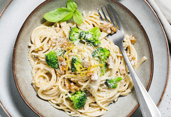Brokkoli-Zitronen-Spaghetti Foto: © Julia Geiter