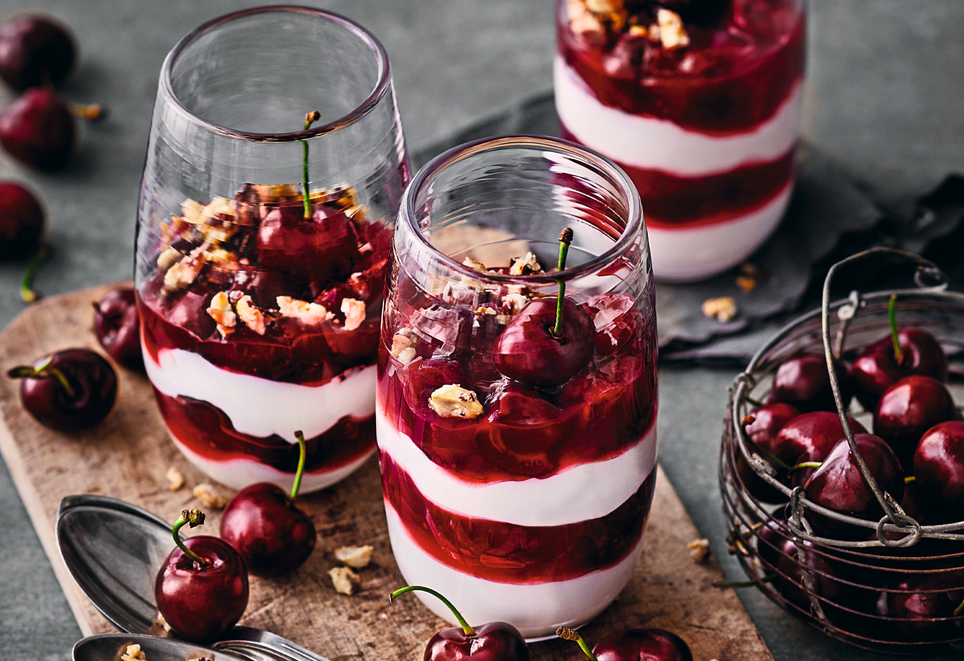 Kirschröster-Schichtdessert mit Joghurt | Frisch Gekocht