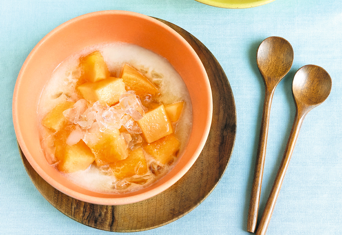 Zuckermelone mit Kokossirup (Cantaloupe nam kra ti) | Frisch Gekocht