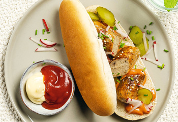 Veggie-Bratwürstel-Hotdogs Foto: © Julia Geiter/Marian Inhouse-Agentur