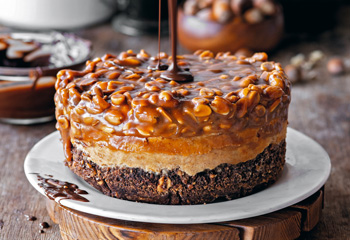 Erdnuss-Karamell-Cheesecake Foto: © StockFood