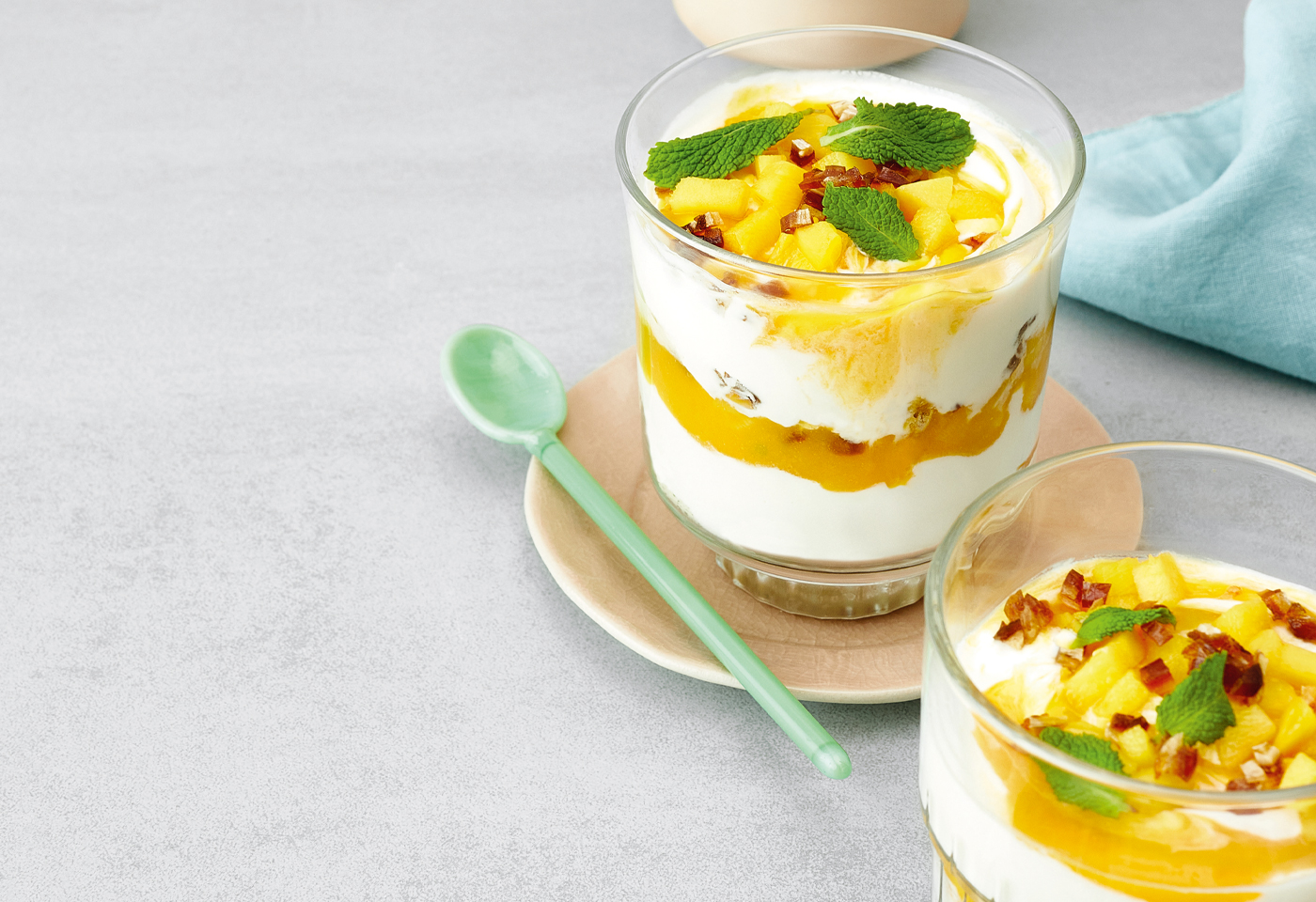 BriocheMangoJoghurtTrifle Frisch Gekocht