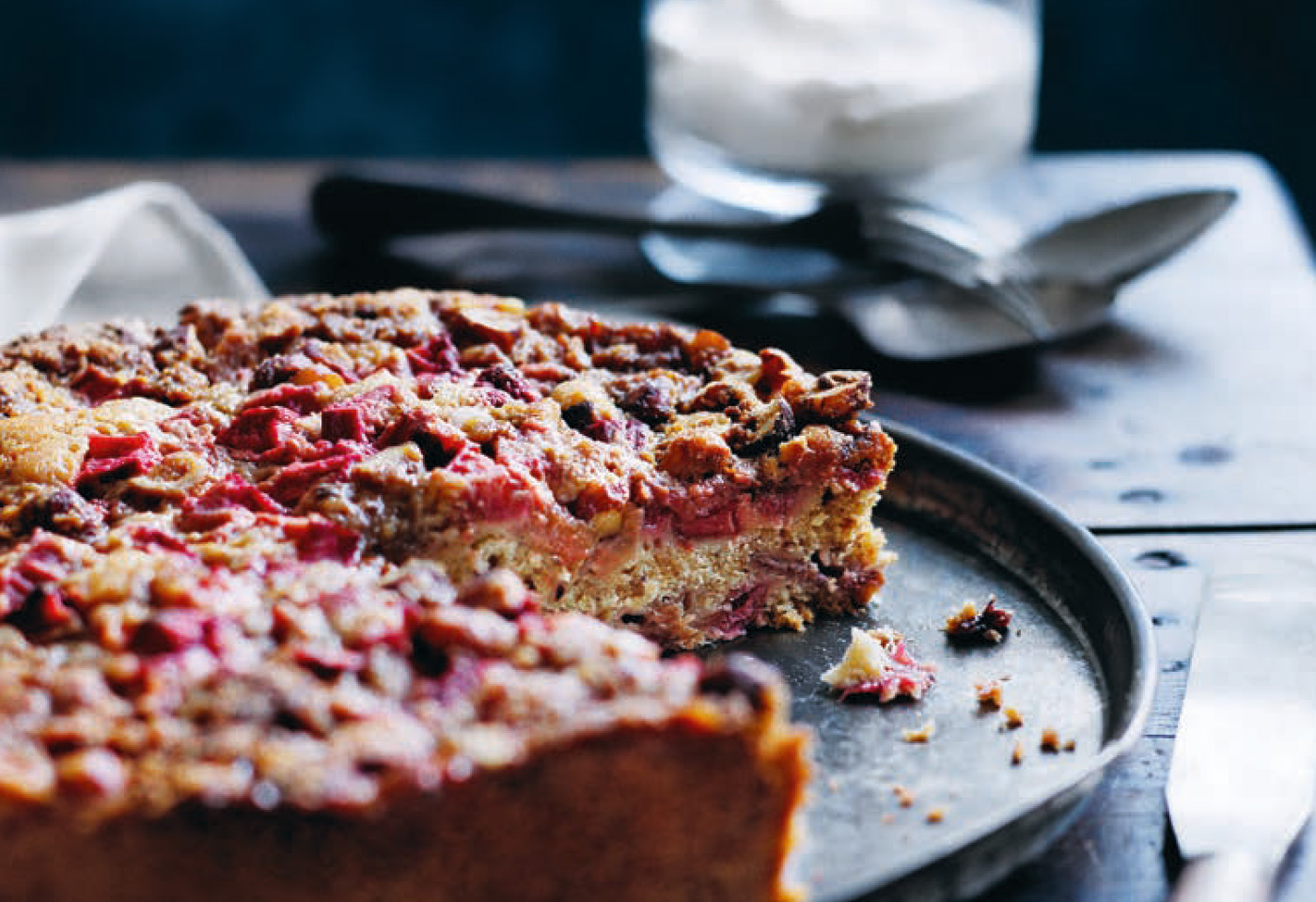 Rhabarber-Erdbeer-Streuselkuchen | Frisch Gekocht