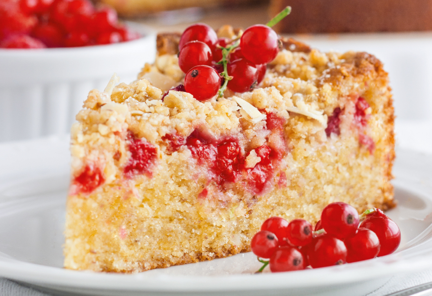 Ribiselkuchen mit Mandelstreuseln | Frisch Gekocht