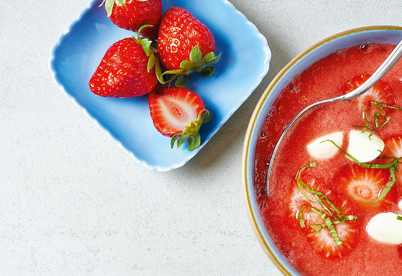 Süße Melonen-Erdbeer-Gazpacho | Frisch Gekocht
