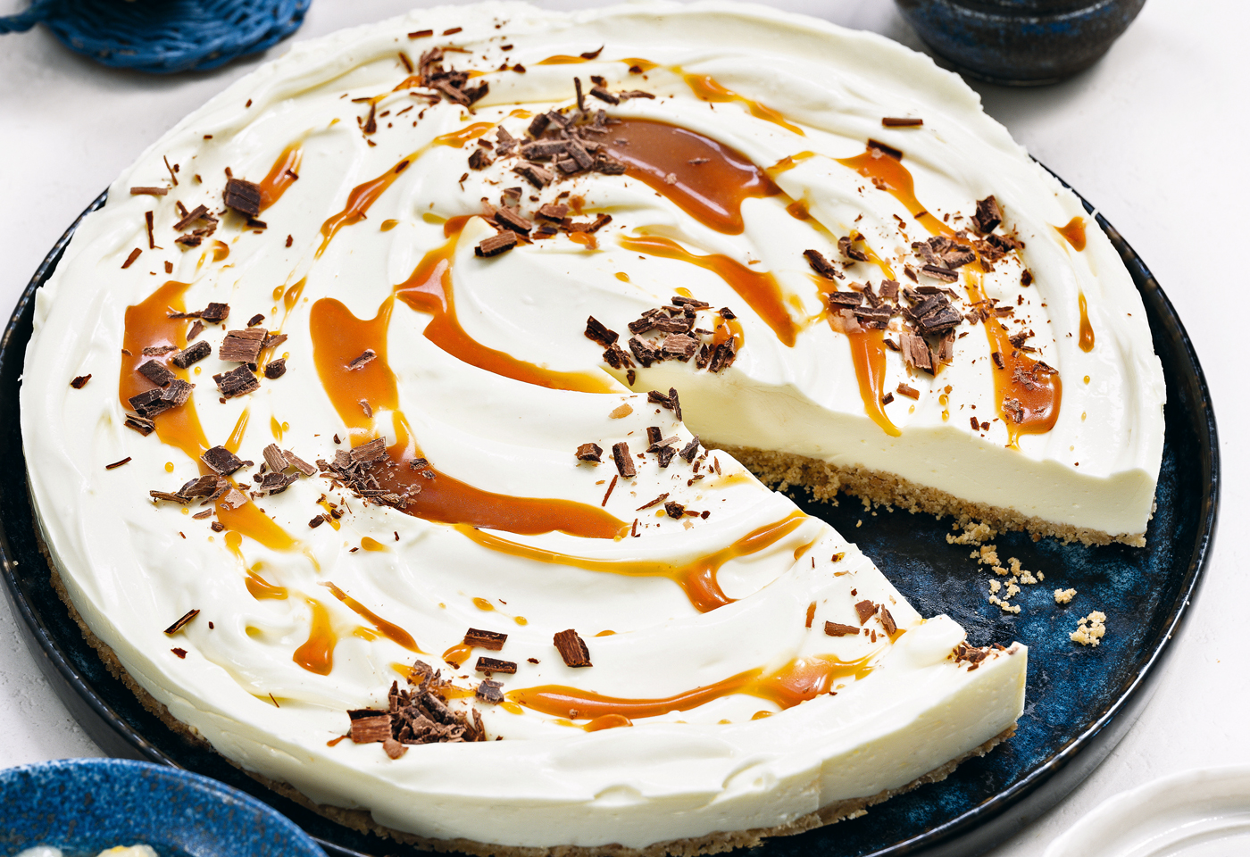 Cheesecake mit Salzkaramell und Birnenkompott | Frisch Gekocht