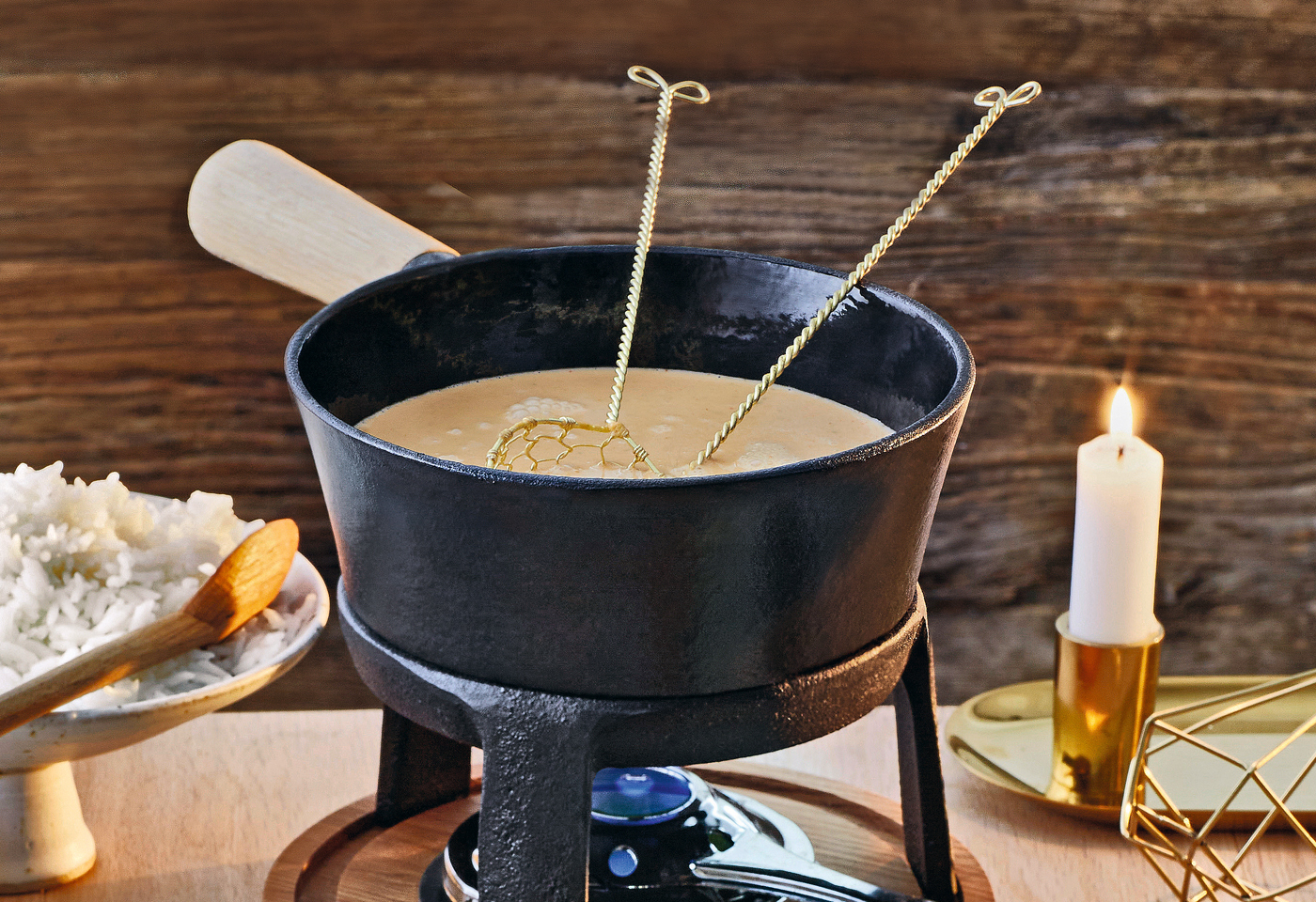 Südostasiatisches Curry-Fondue | Frisch Gekocht