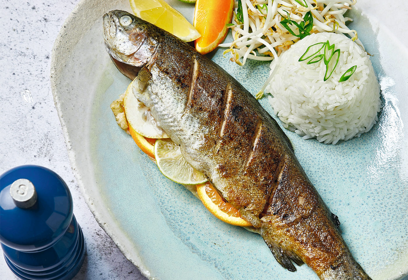 Forelle mit Zitrusfrüchten und Sojasauce | Frisch Gekocht