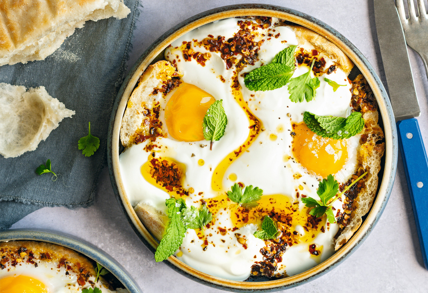 Easy Cilbir Türkische Eier mit Joghurt | Frisch Gekocht