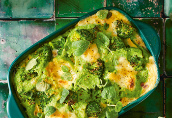 Brokkoli-Lasagne mit grünem Salat Foto: © Matthias Piket/Marian Inhouse-Agentur Brokkoli-Lasagne mit grünem Salat Foto: © Matthias Piket/Marian Inhouse-Agentur