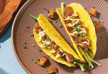 Poke-Lachs-Tacos Foto: © Elke Gebeshuber/Marian Inhouse-Agentur Poke-Lachs-Tacos Foto: © Elke Gebeshuber/Marian Inhouse-Agentur