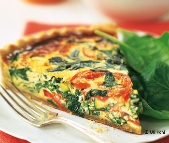 Spinat-Tomaten-Quiche