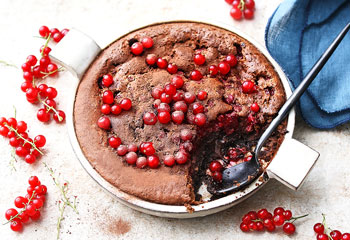 Ribisel-Kakao-Clafoutis Foto: © Kevin Ilse Ribisel-Kakao-Clafoutis Foto: © Kevin Ilse