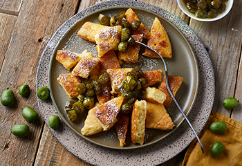 Kaiserschmarrn mit Kiwiröster