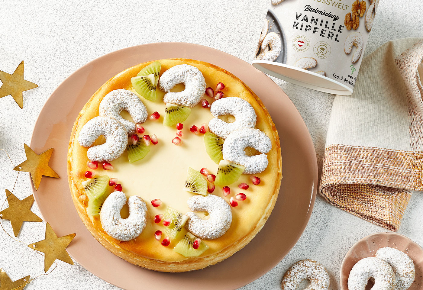 Vanillekipferl-Cheesecake | Frisch Gekocht